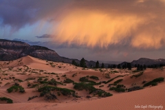 Sunset Thunderstorm at Coral Pink Sand Dunes