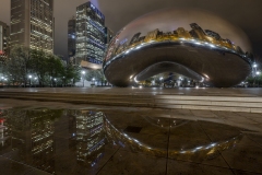 The Bean and the Chicago Skyline