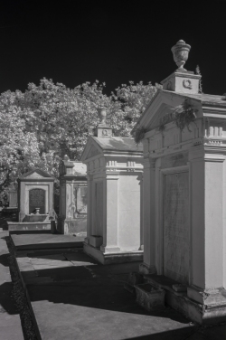 Lafayette Cemetery No. 1,  Garden District, Uptown (Infrared)