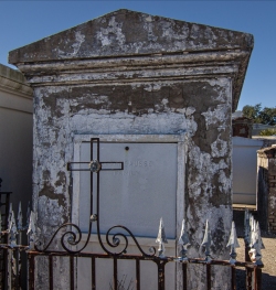 Iron Work and Tombs, St Louis Cemetery No. 1, French Quarter