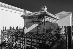 Iron Work and Tombs, St Louis Cemetery No. 1, French Quarter