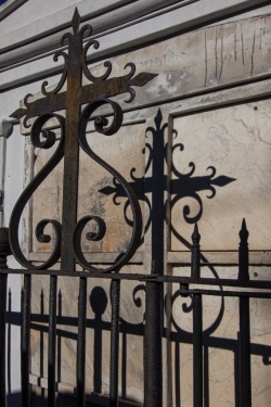 Ornate Ironwork, St Louis Cemetery No. 1, French Quarter, New Orleans