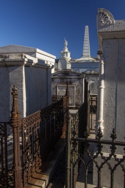 Iron Work and Tombs, St Louis Cemetery No. 1, French Quarter