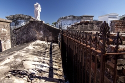 Iron Work and Tombs, St Louis Cemetery No. 1, French Quarter