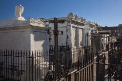 Iron Work and Tombs, St Louis Cemetery No. 1, French Quarter