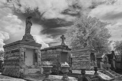 Metairie Cemetery (Infrared)