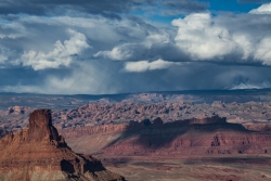Snowstorm over Arches NP