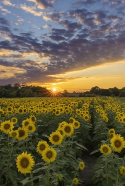 Sunflowers at Burnside Farms